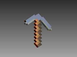 ��ʵ�����е�Minecraft Pickaxe 