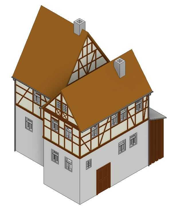 Kibri_37100 Fachwerkhaus Torhaus