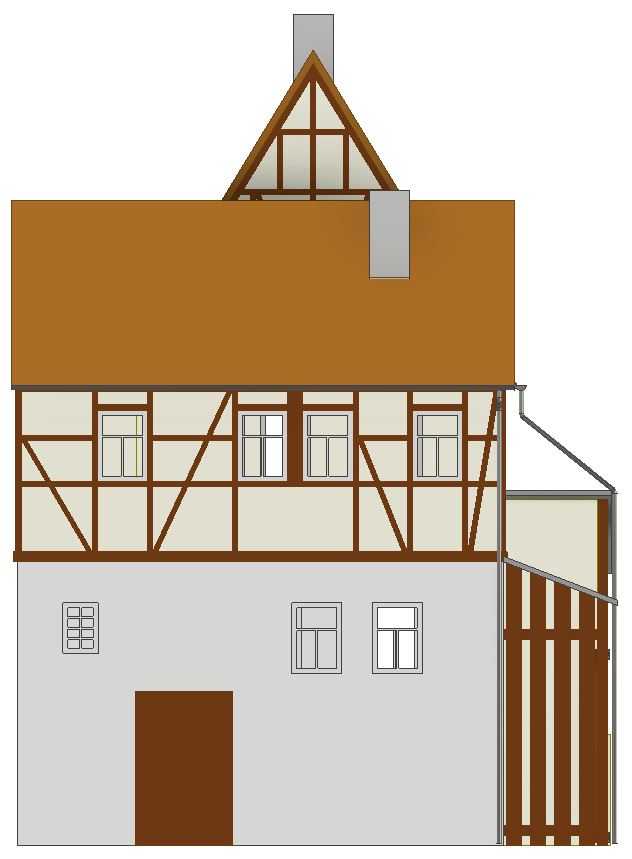 Kibri_37100 Fachwerkhaus Torhaus
