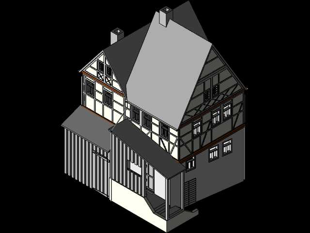 Kibri_37100 Fachwerkhaus Torhaus