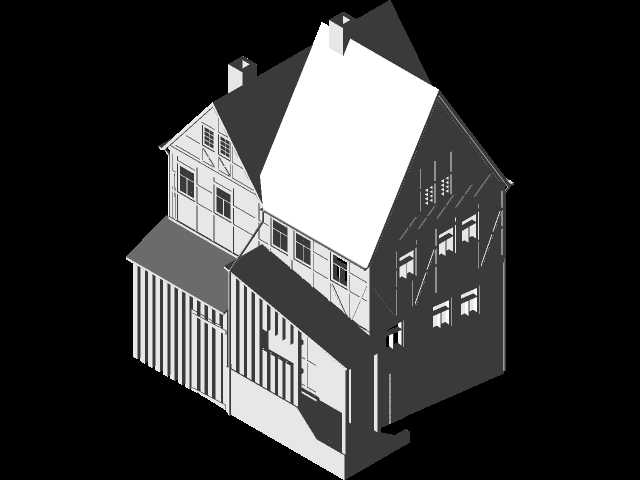 Kibri_37100 Fachwerkhaus Torhaus