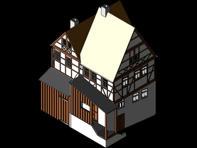 Kibri_37100 Fachwerkhaus Torhaus