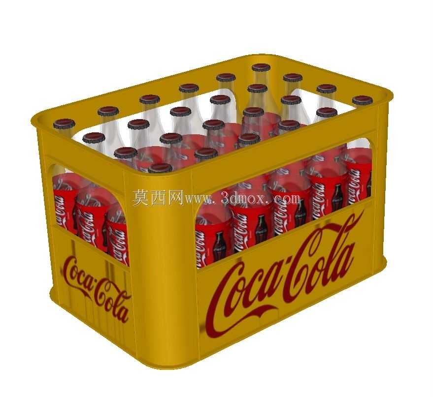 盒子里现实的可乐瓶