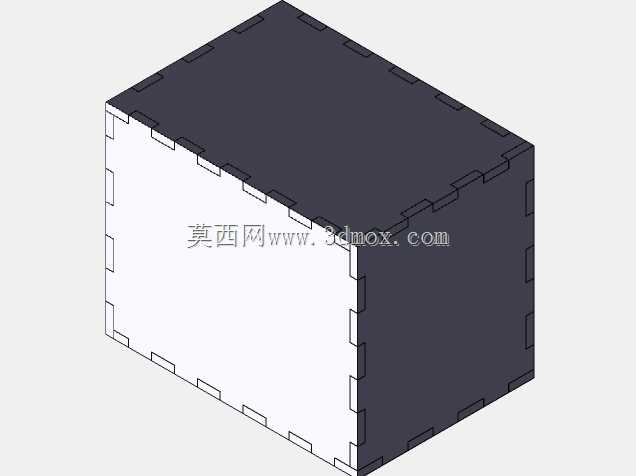 参数化激光切割指接盒