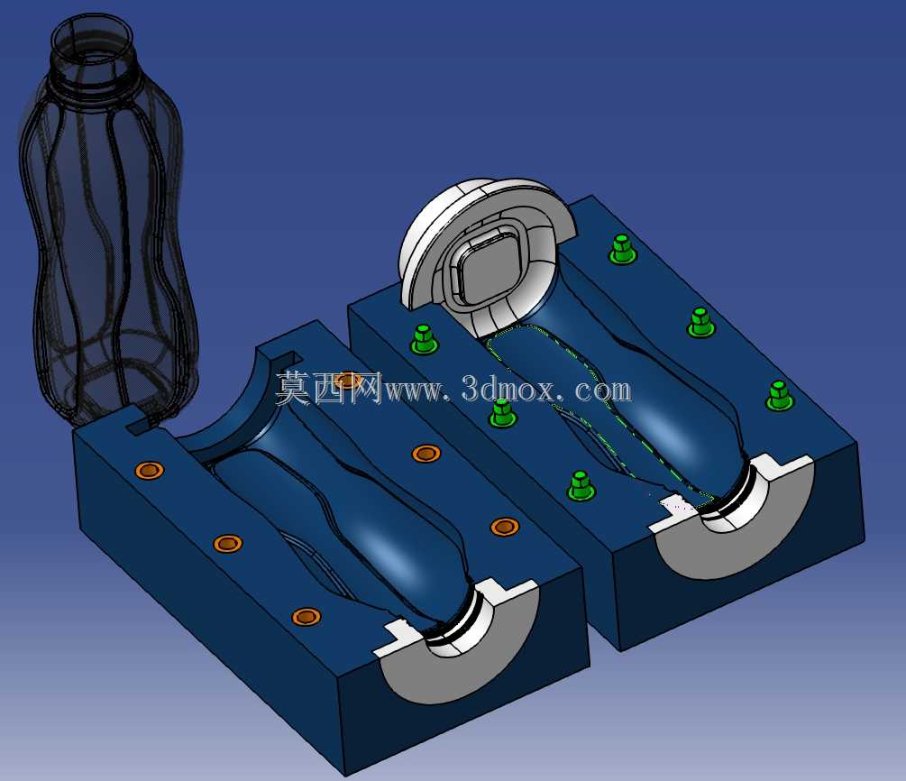  Molde de Botella Tupperware 