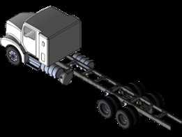 Kenworth T880卡车和车架导轨