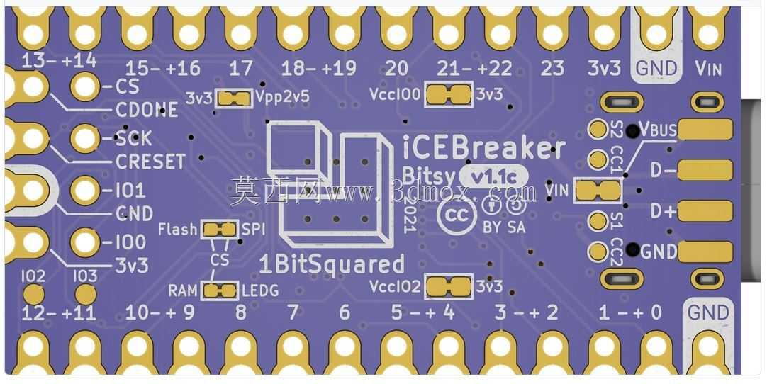 �������ꡱRISC-V FPGA PCBģ���е�ICEBreaker��Bitsy��