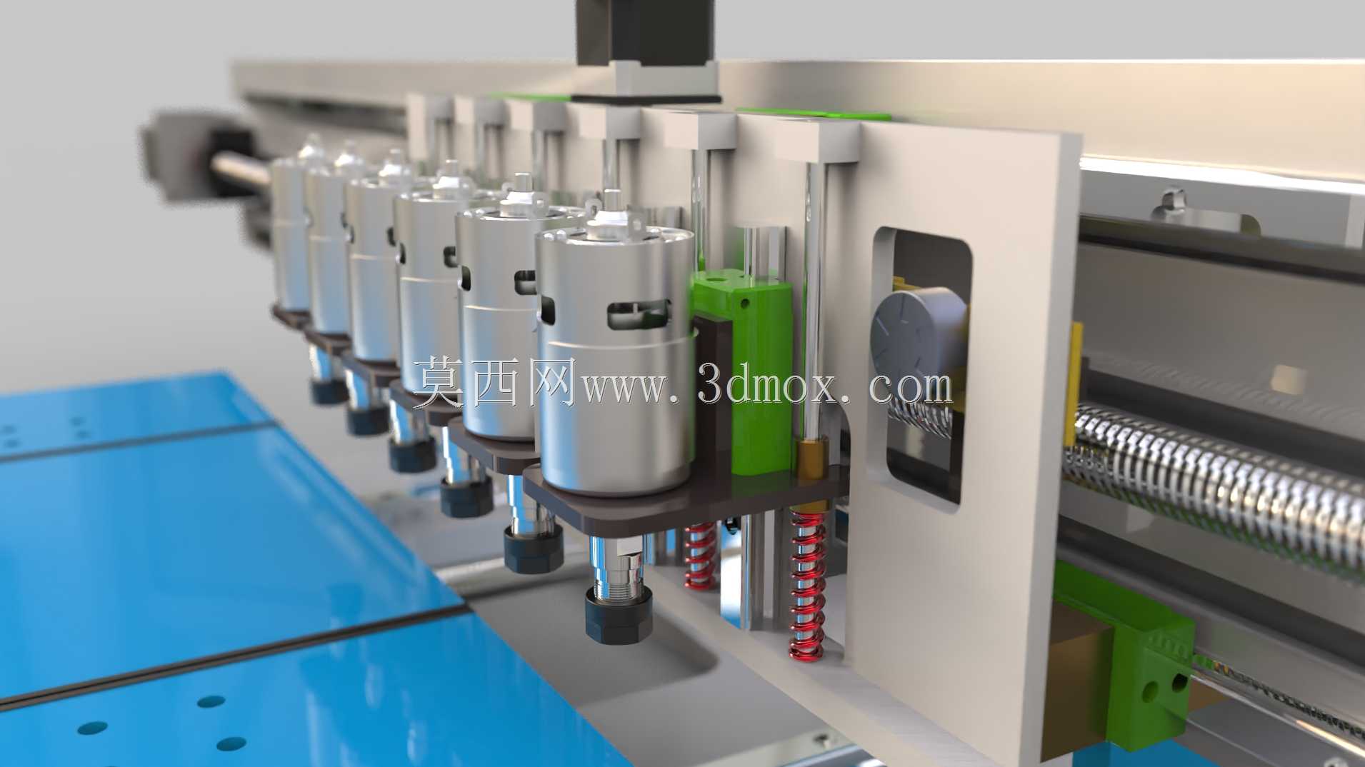 60*50cm工作台PCB钻孔多轴数控机床