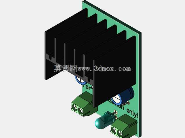 kicad for HeatSink 30x25x25mm