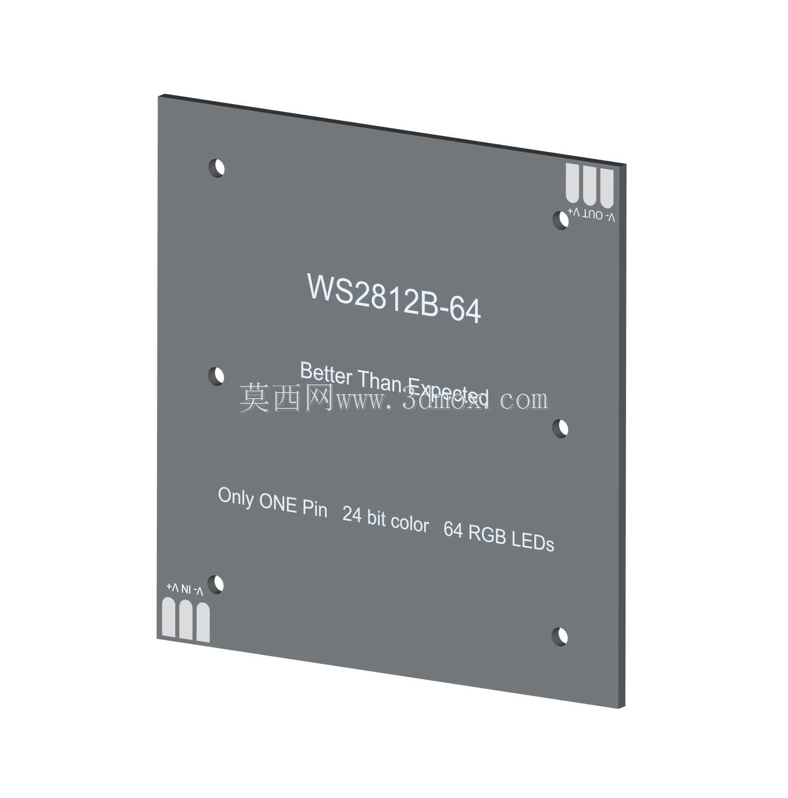  WS2812B RGB LED����8x8-24λ��ɫ