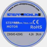  stepperonline 3NM NEMA 23�����綯��4.2A 4ϵ10mm��