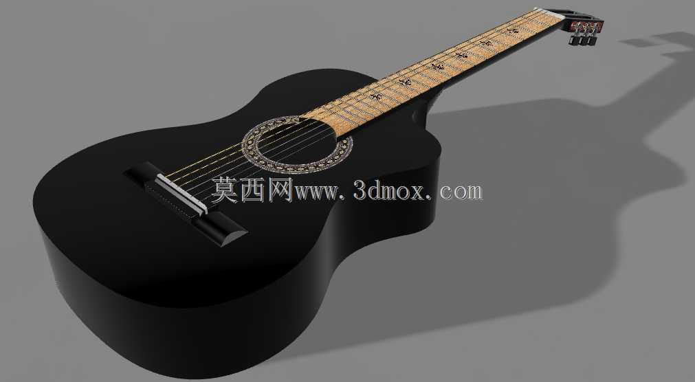 带功能弦轴的原声吉他 - Guitarra acústica con clavijas funcionales