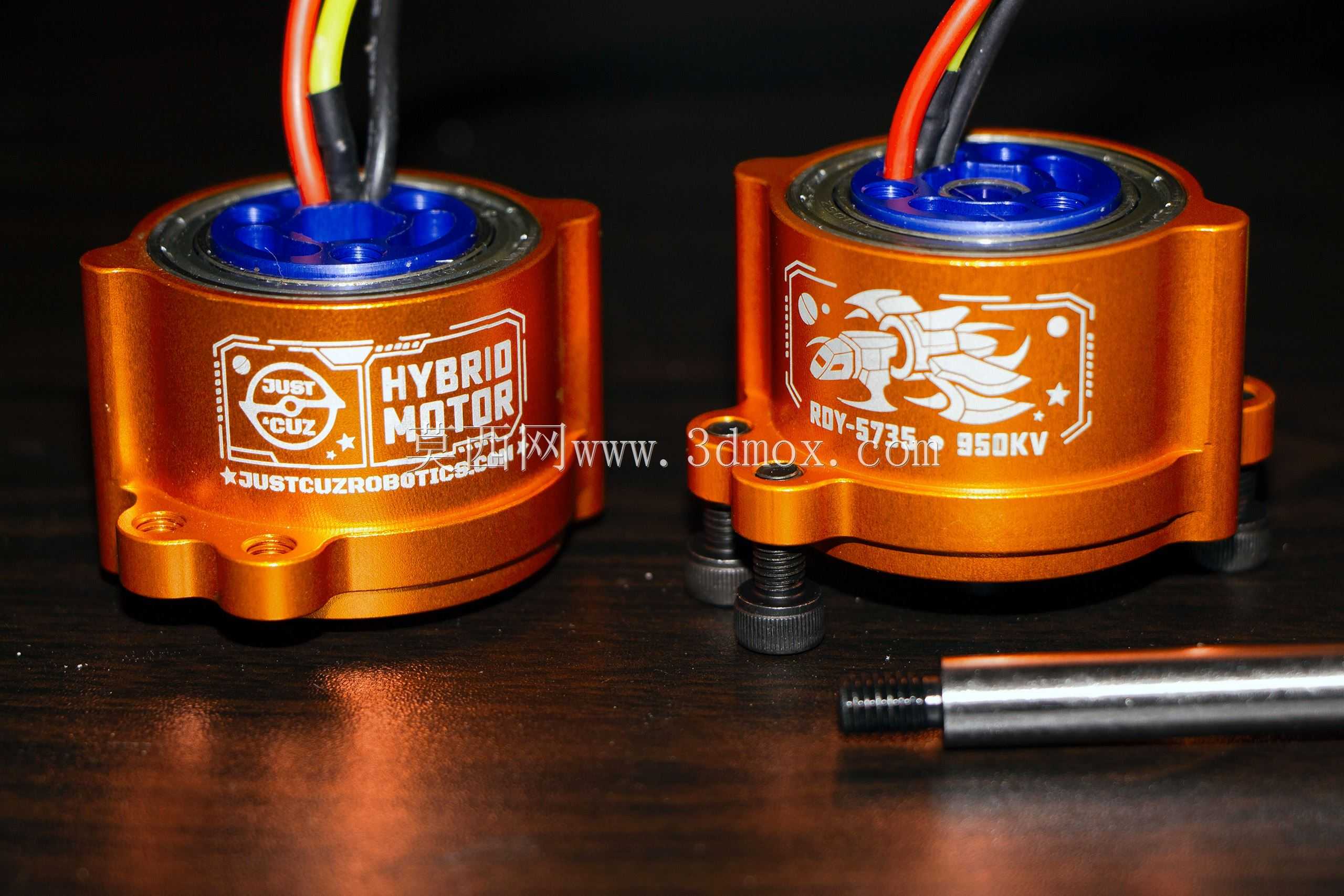 Just Cuz Robotics 推出的混合甲壳虫轮毂电机 RDY-5735