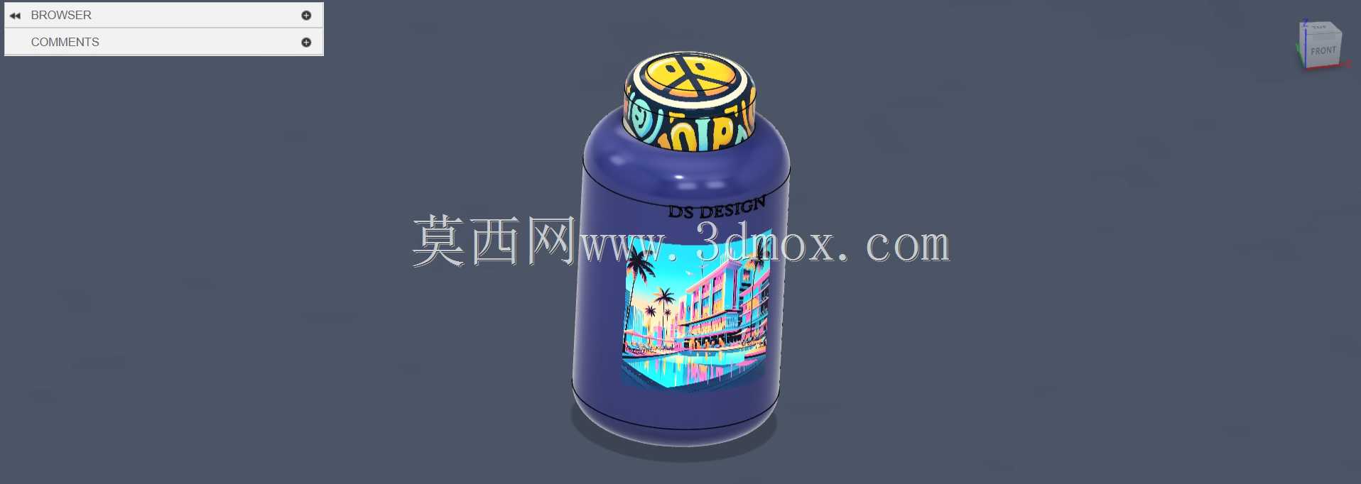 视觉上 - 吸引水瓶