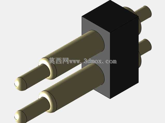 弹簧式 Pogo Pin 连接器单排 2.54MM 间距