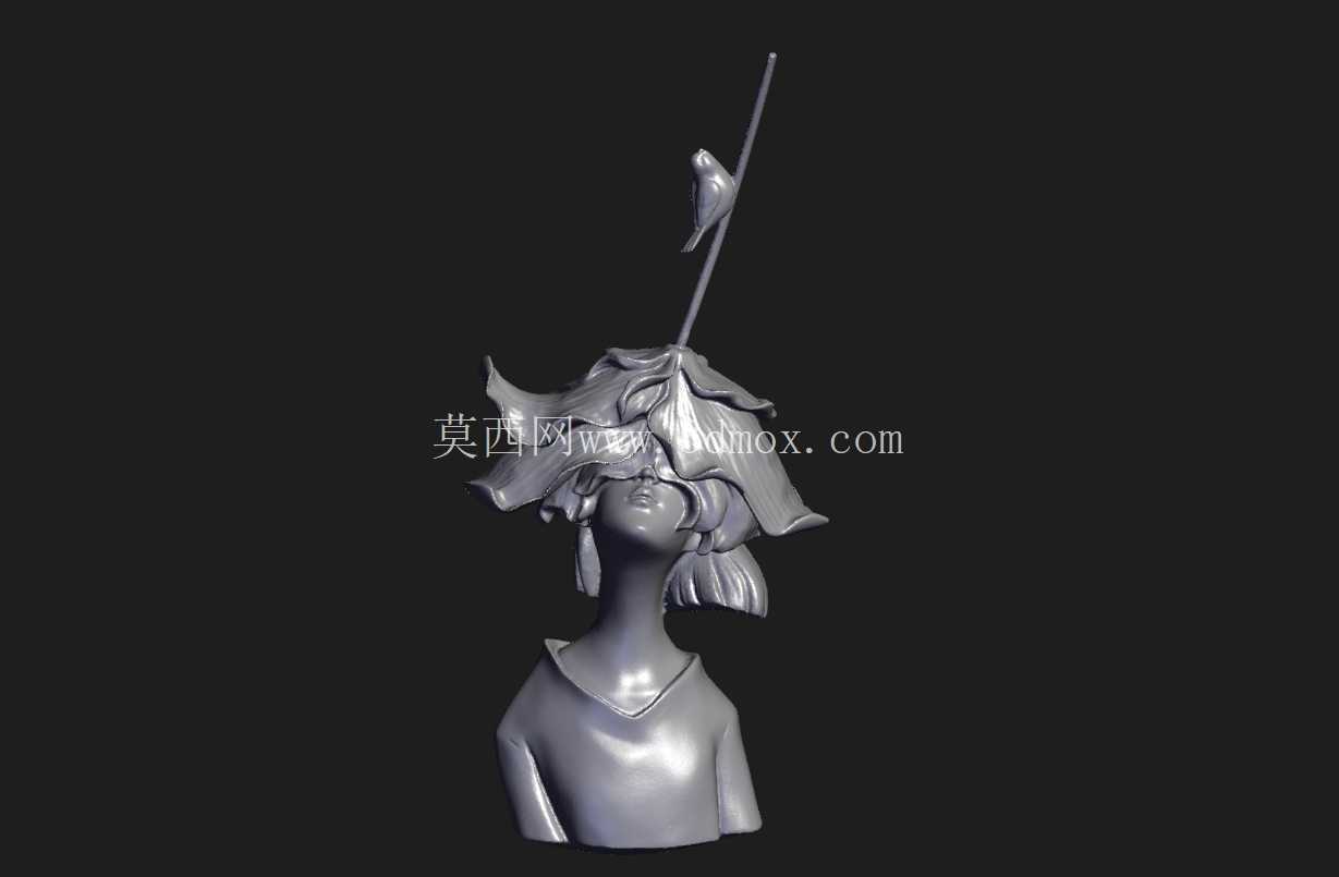 令人毛骨悚然的卖花女孩——由 Revopoint MIRACO 3D 扫描仪进行 3D 扫描