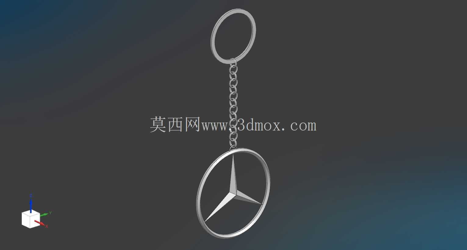 梅赛德斯 - 奔驰钥匙链徽标