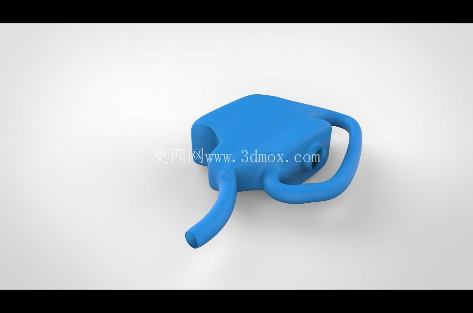 使用 creo parametric 2.0 创建的花园塑料水罐