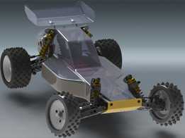 团队相关的RC10 -CE Buggy-与隐形传输的金盘