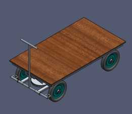 <p> Carrinho de Carga / Load Cart < / p>