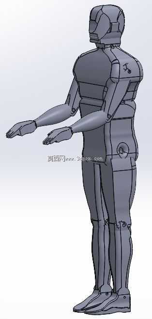 Berol Man(实际上是 Pickett Man)SW 2022 SolidWorks 格式