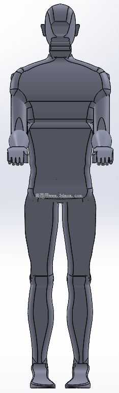 Berol Man(实际上是 Pickett Man)SW 2022 SolidWorks 格式