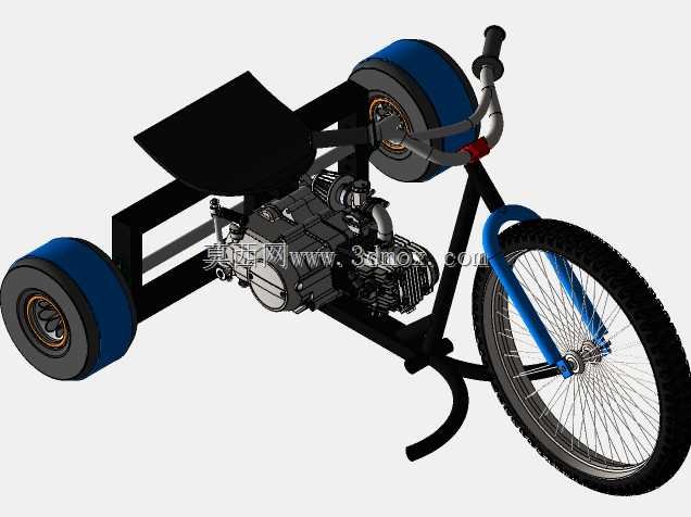 Esbo?oTrikeMotorizado 125cc 