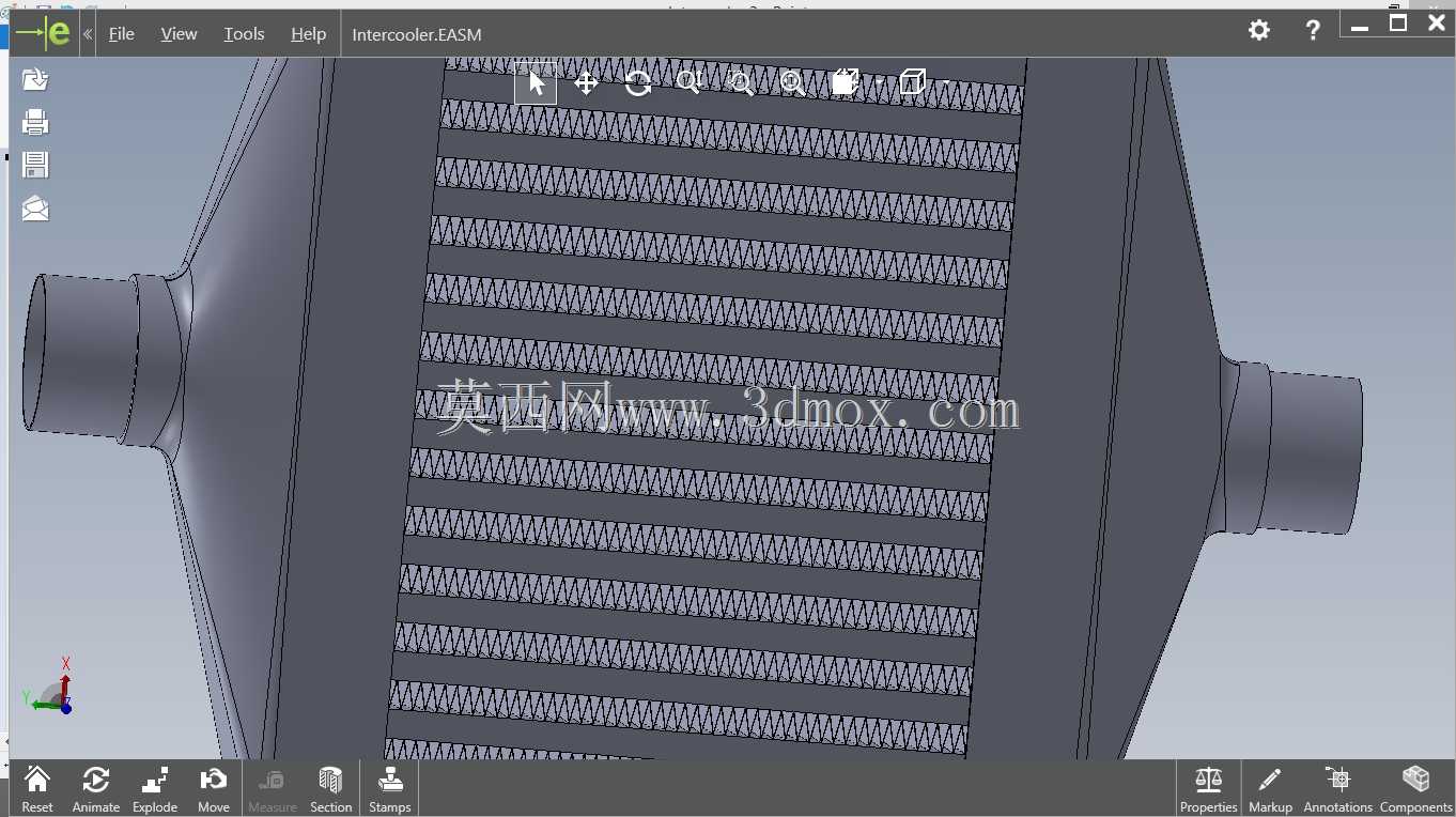 中冷器300x500x85