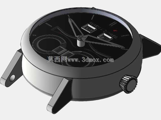 模拟CAD型号 - Buben \ U0026zorweg一个永久日历手表练习