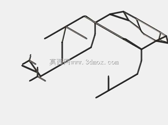 4X4 汽车管状车架 v2