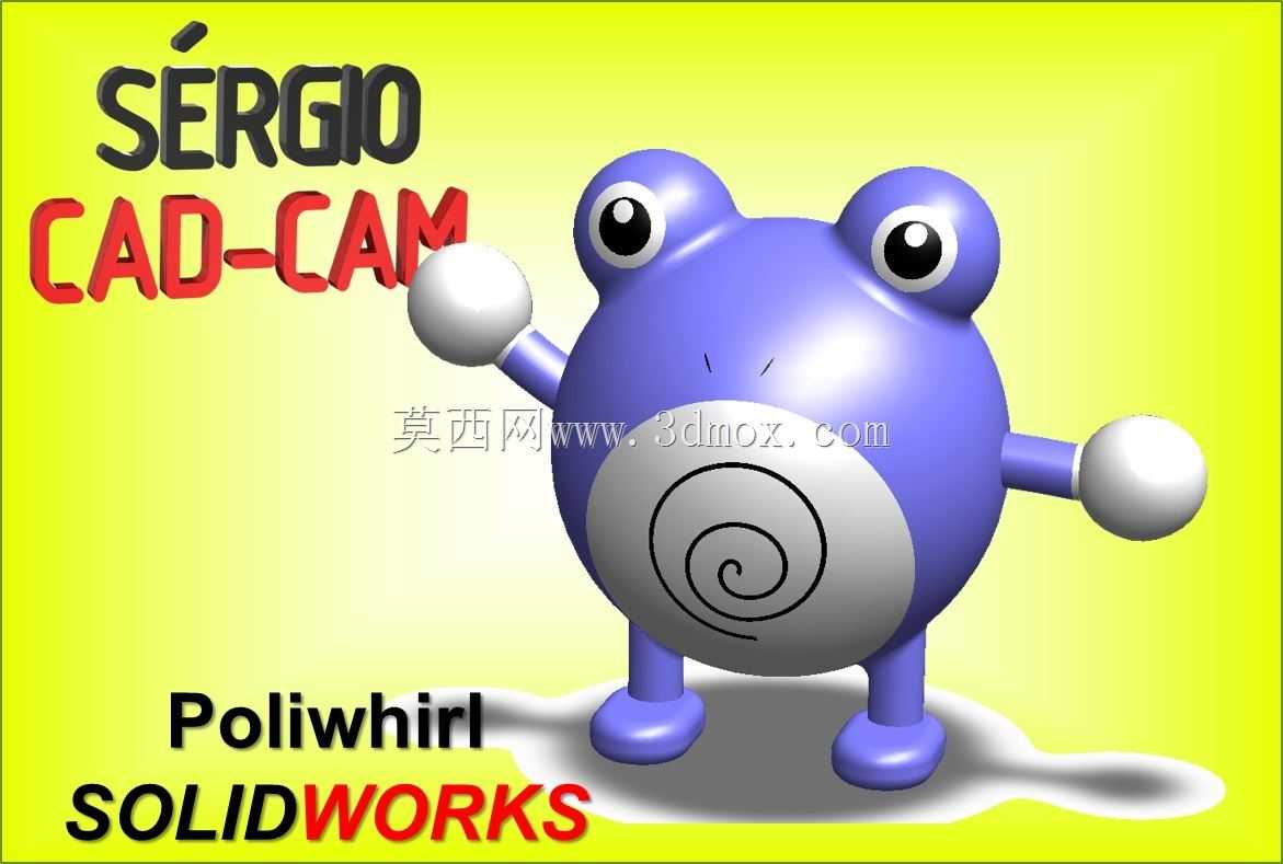  poliwhirl -Pok��mon-S��rgioCADcam 