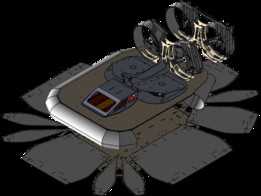  ModelHovercraft BlauerĽ���Ľ˹��Mehr Sperrholz Weniger 3D Druck 