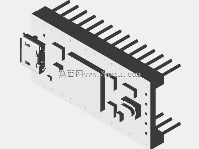 Teensyduino 4.0具有最大组件的尺寸精确模型 - 带有/没有销钉