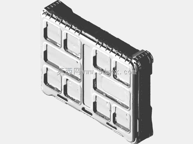 密尔沃基大型包装整理器 3D 扫描