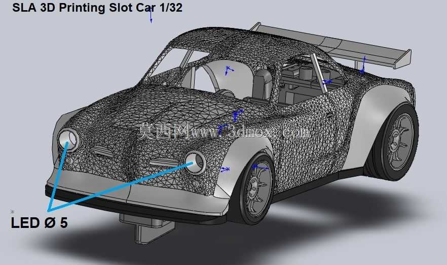 ����karmann 1966��۵�3D��ӡ1:32 