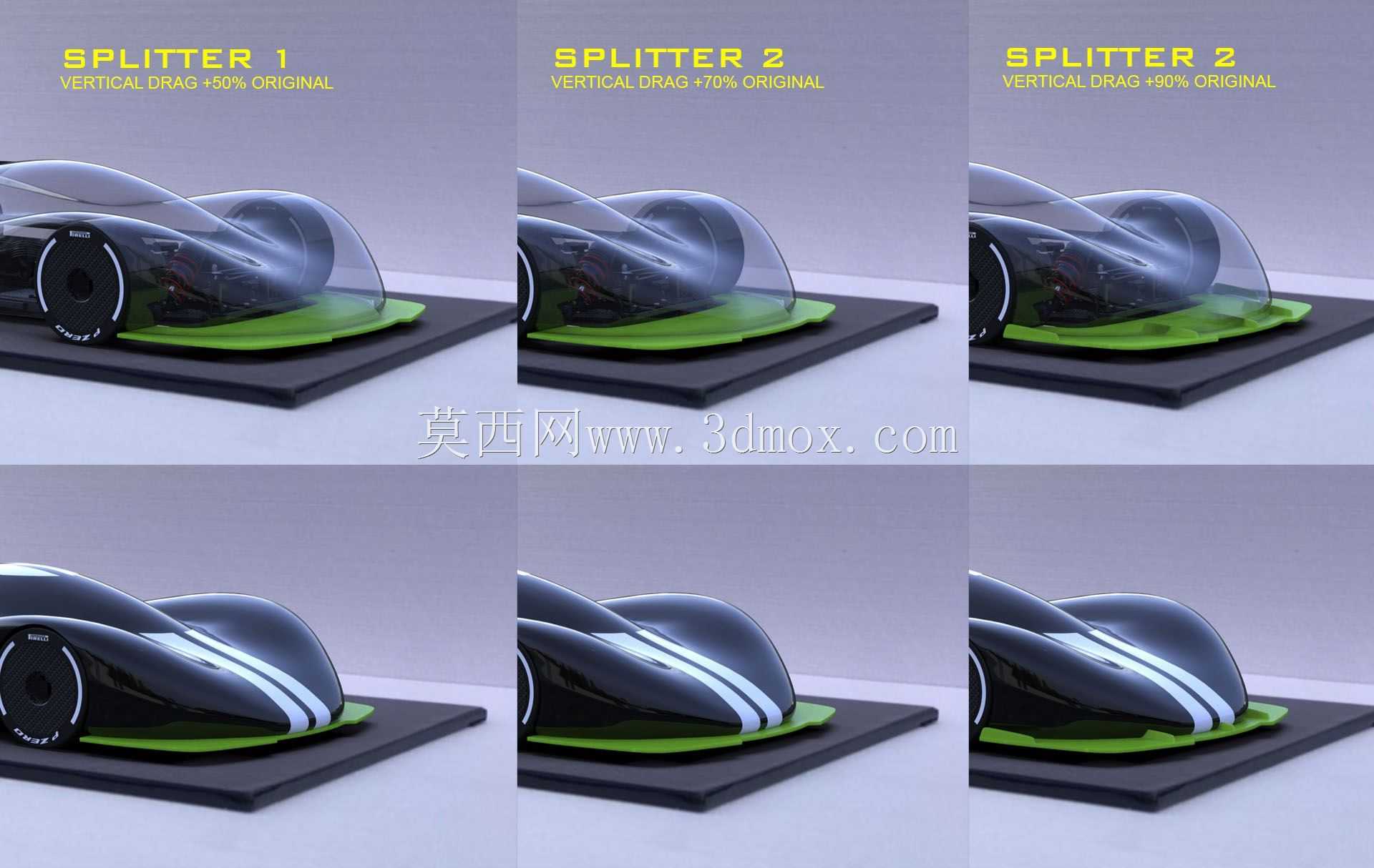 ARRMA Limitless Frontal Splitter 50 垂直阻力