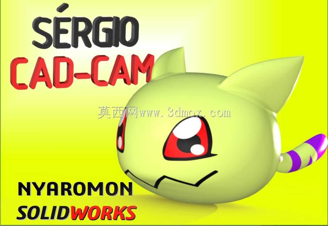 Nyaromon - Digimon -S��rgio CAD CAM