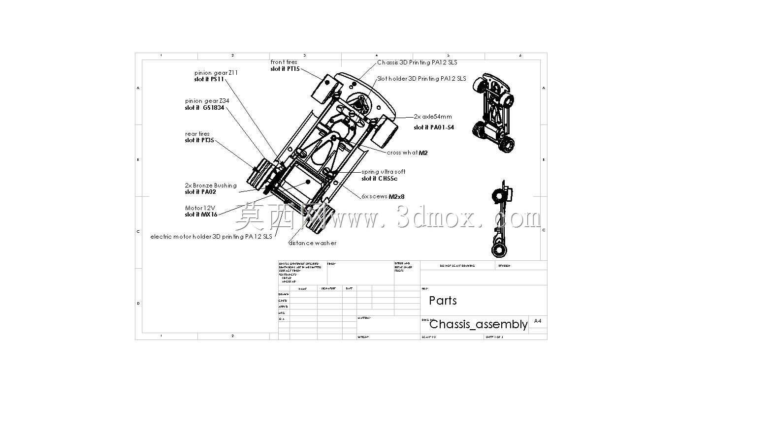 Slotcar��SR40����3D��ӡ1��32