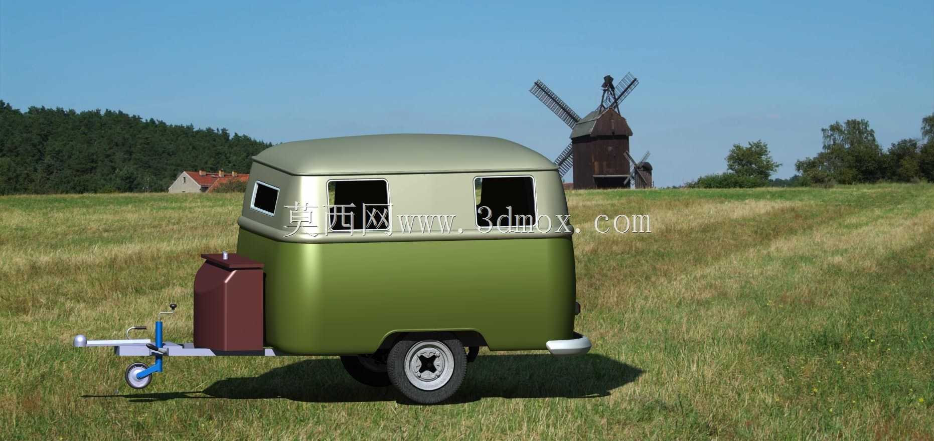 大VW T2风格露营拖车