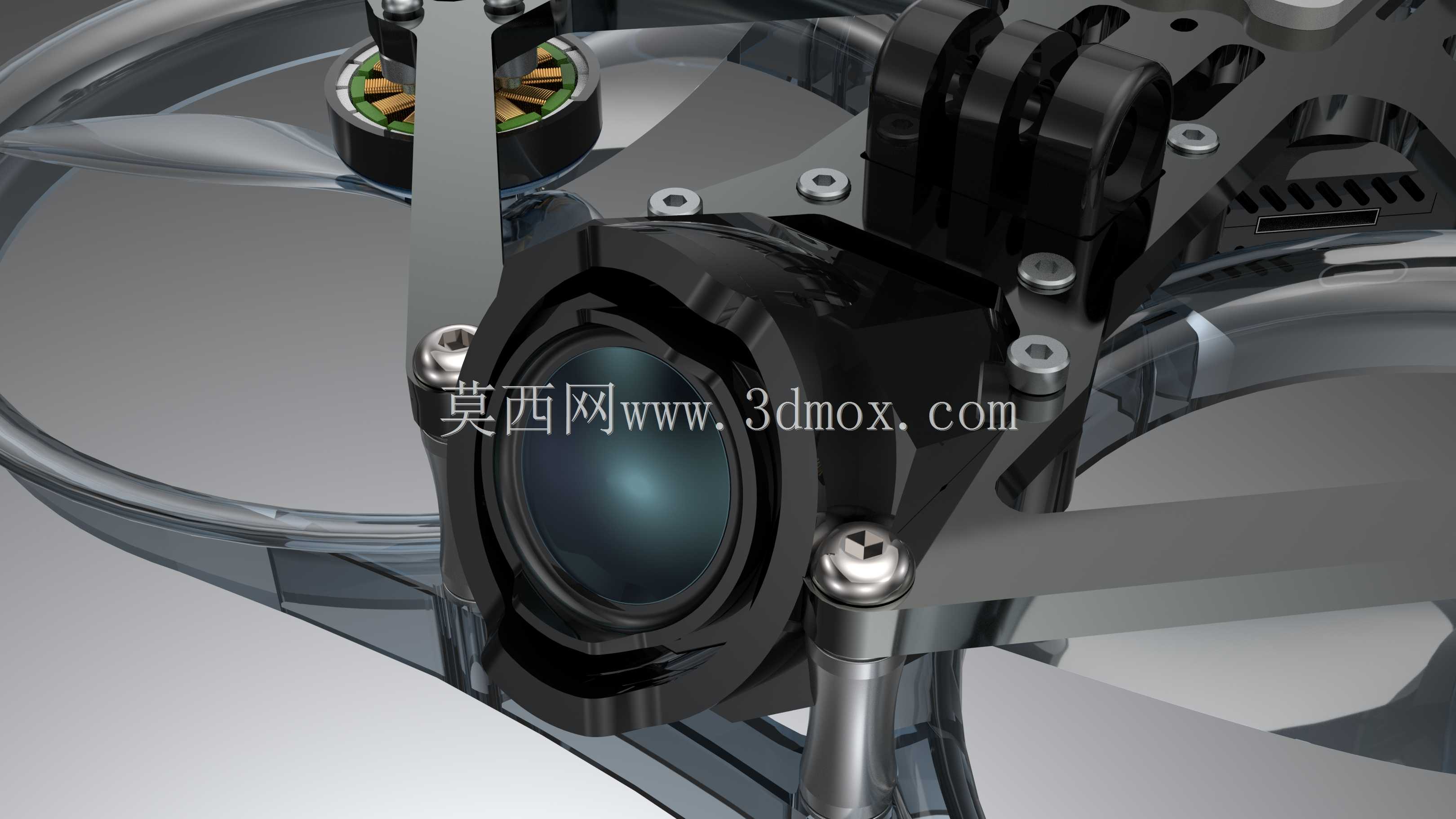 OddityRC XI35 Pro DJI 03 空中单元摄像头支架