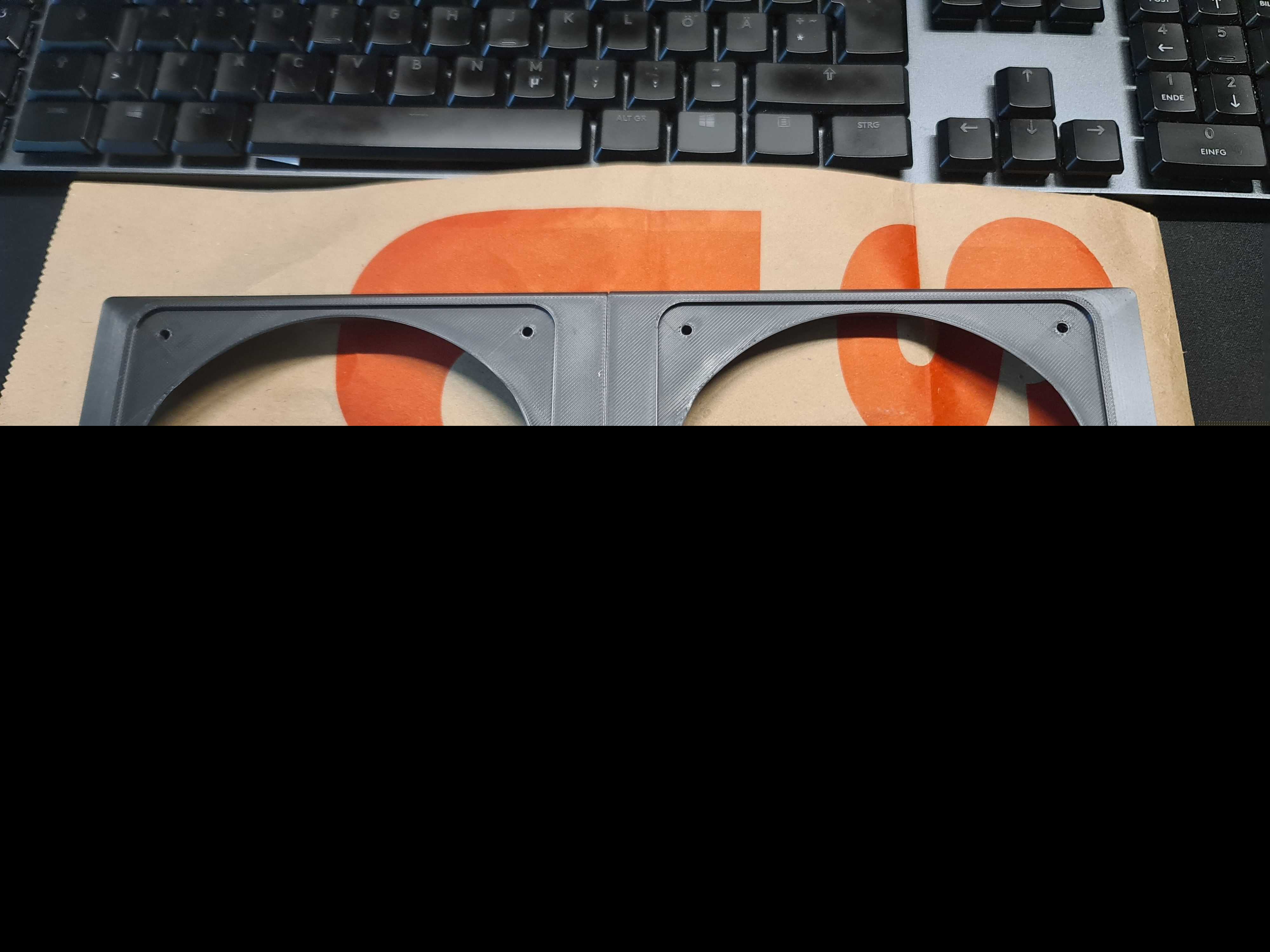 适用于 3070ti 和 Noctua NF-A12x15 或 NF-A12x25 的 GPU 导流罩