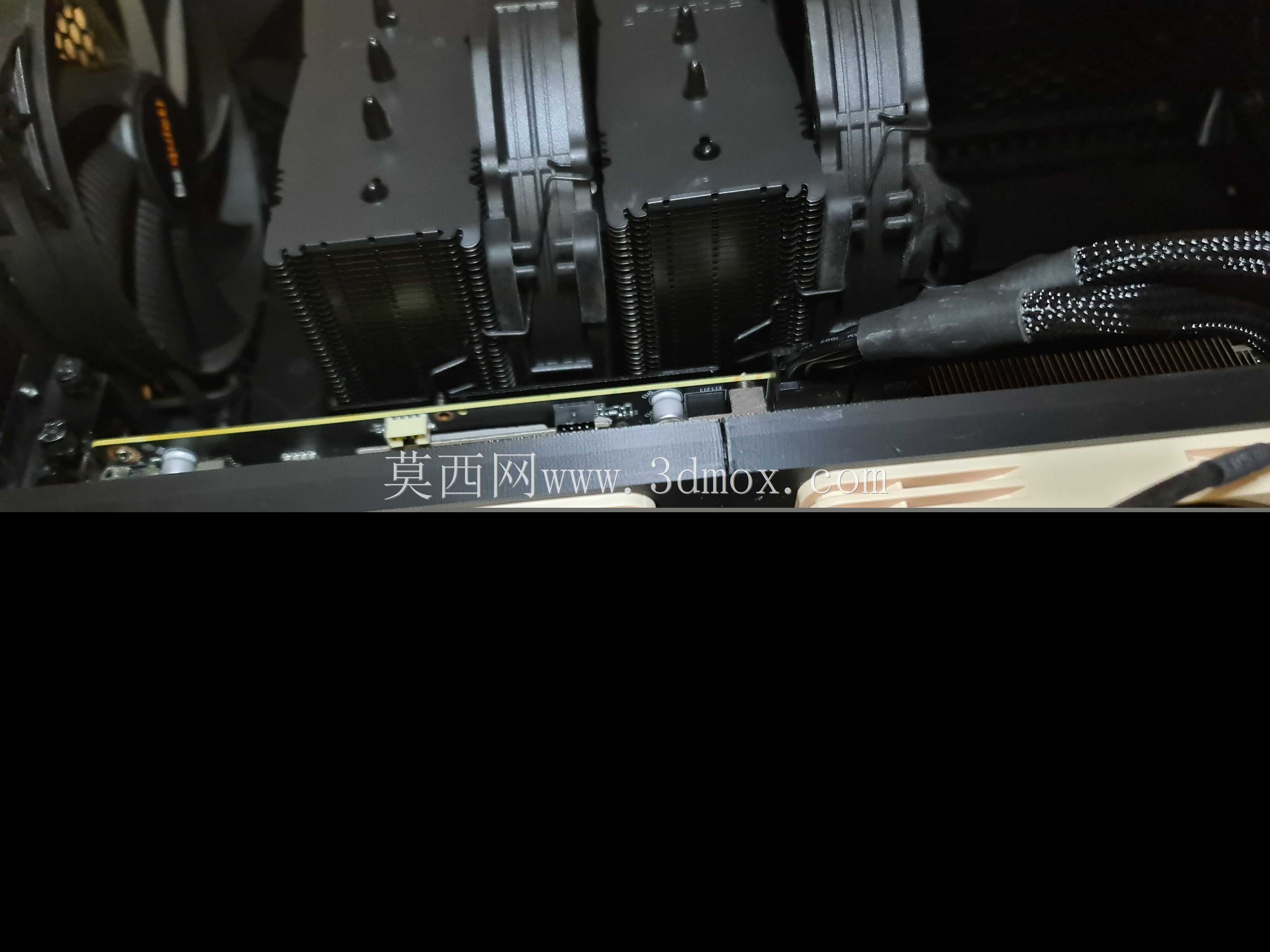 适用于 3070ti 和 Noctua NF-A12x15 或 NF-A12x25 的 GPU 导流罩