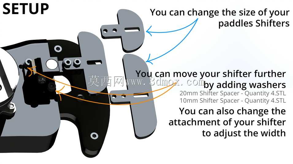 DIY F1 方向盘 - 高级 CAD 计划