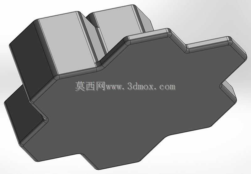 六角棱柱制成的桌面收纳盒