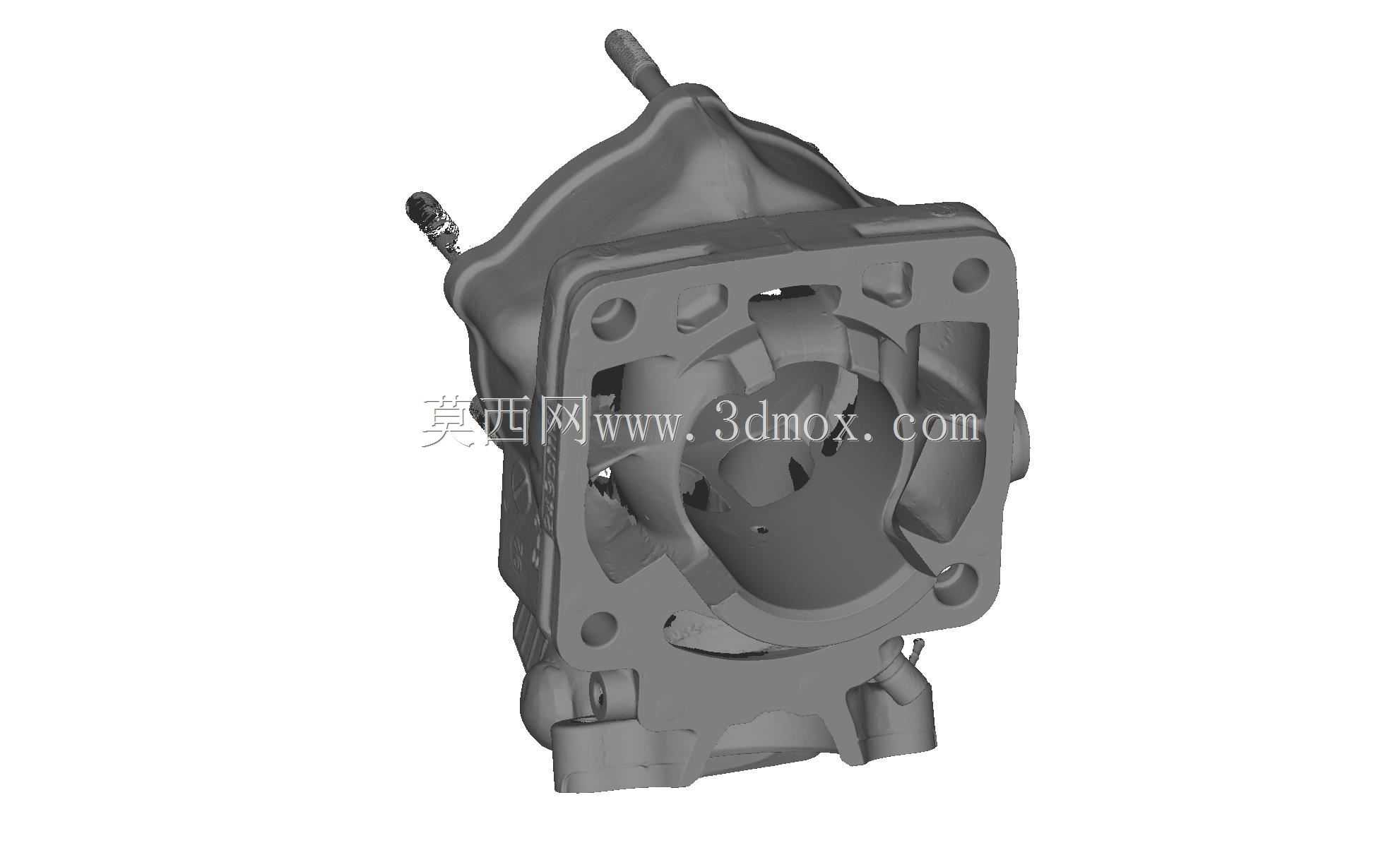 Suzuki RGV 250缸3D-Scan