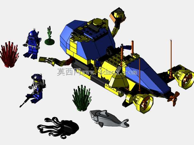  LEGO 6175 Crystal Explorer��-AquaNaut DSRV II 