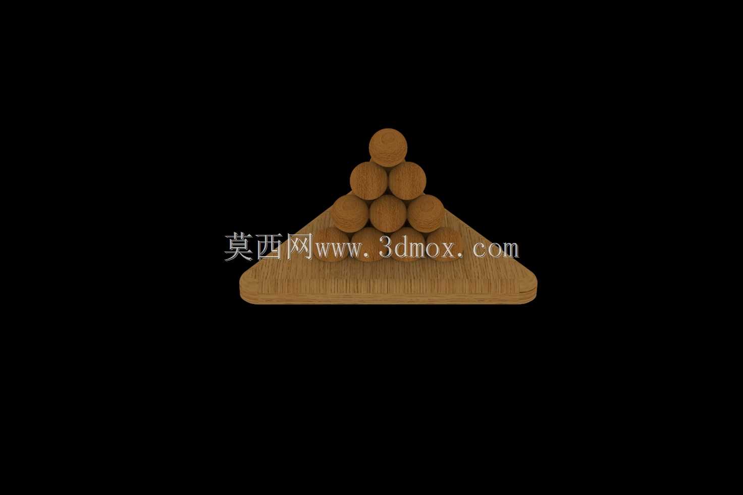 三角金字塔木制拼图 / Деревянная головоломка треугольная пирамида