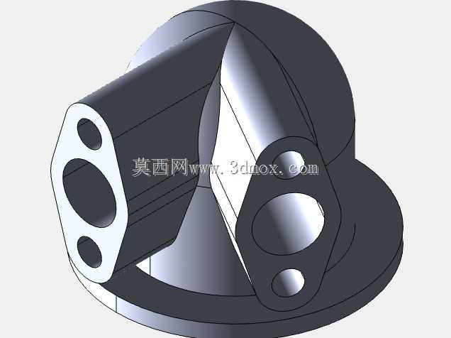 具有旋转、凸台挤压、切割挤压和圆形图案的合金钢部件
