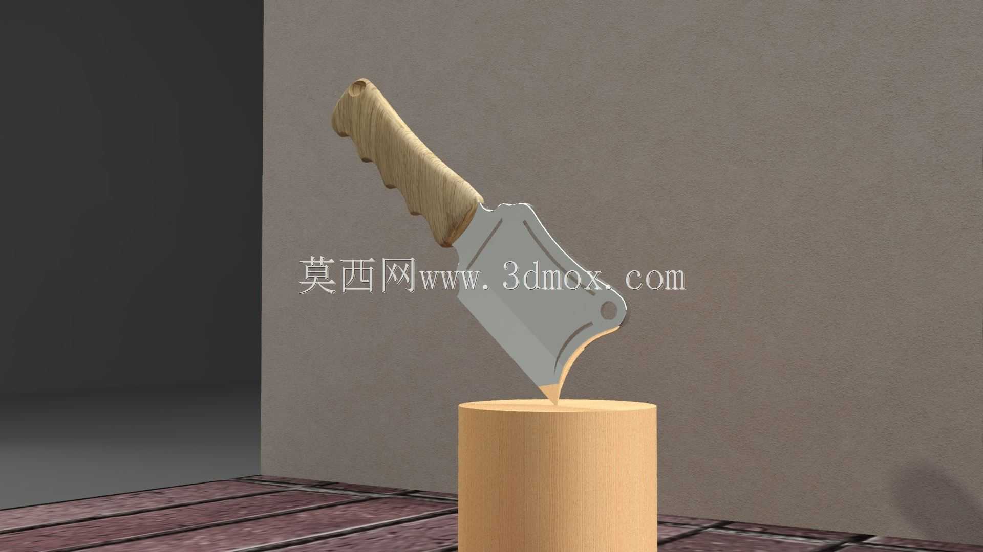 Coltello mannaia Manto Cad 3d