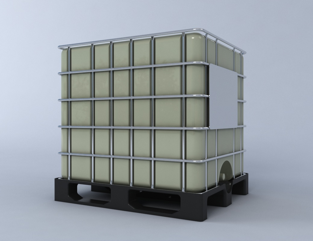 IBC 1000升容器在调色板上